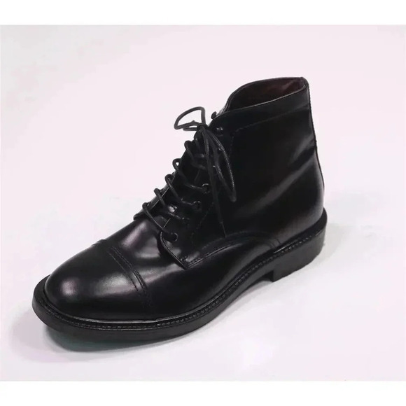 Ted Baker Other - Ted Baker Neleon Black Leather Captoe Chukka Combat Boots US 10